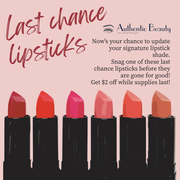 Last Chance Lipsticks
