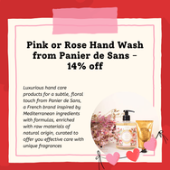 Rose Liquid Marseille Soap Glass Bottle