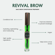 Genuist Beauty Revival Brow- a daily brow conditioning treatment