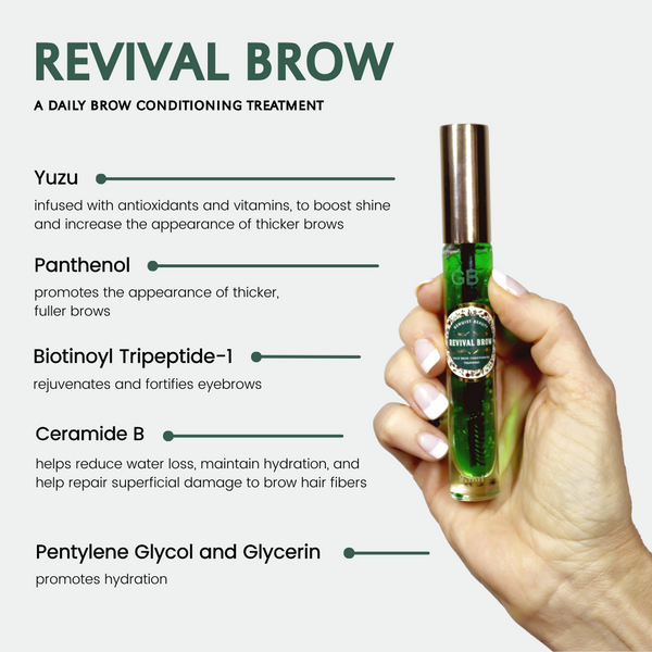 Genuist Beauty Revival Brow- a daily brow conditioning treatment