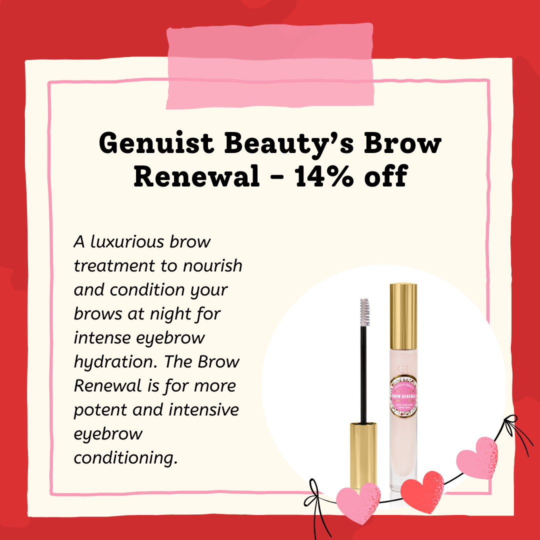 Valentine's Special: Genuist Beauty Brow Renewal- Ultra Hydrating Nightly Treatment- 14% off