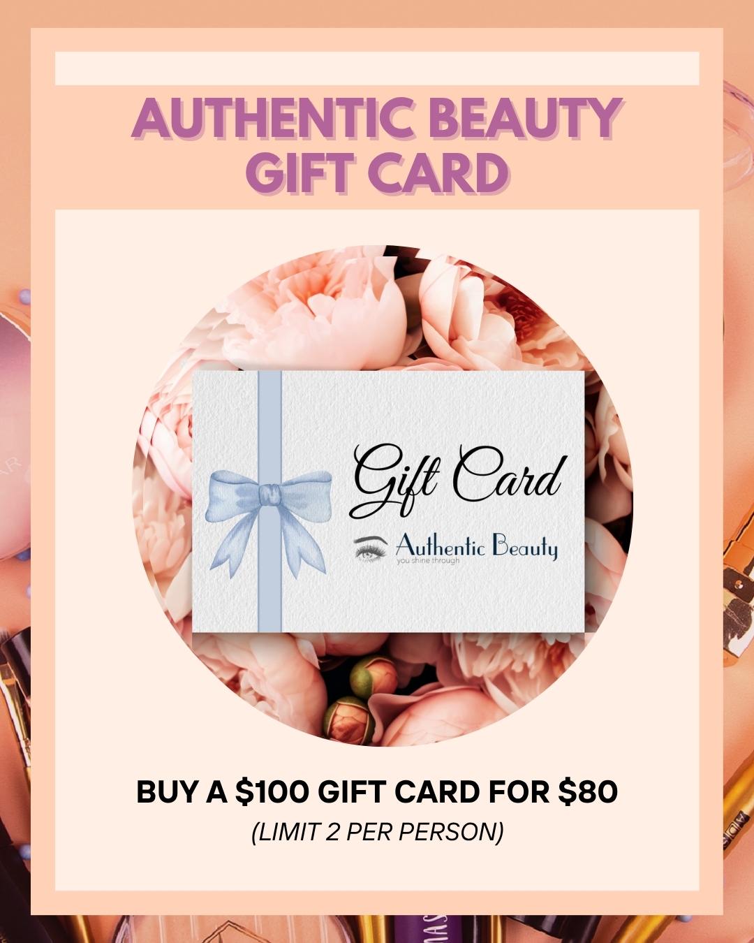 Buy a $100 Gift Card for $80