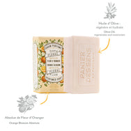 Orange Blossom Perfumed Soap Bar by Panier Des Sens- Valentine's Special- 14% Off