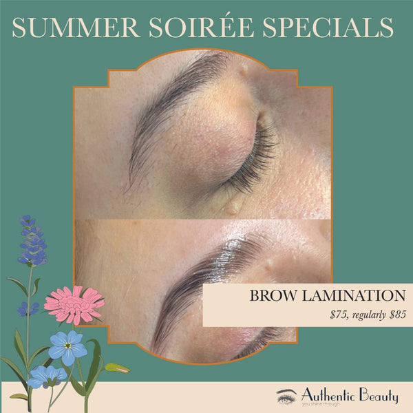 Summer Soiree Brow Lamination Special