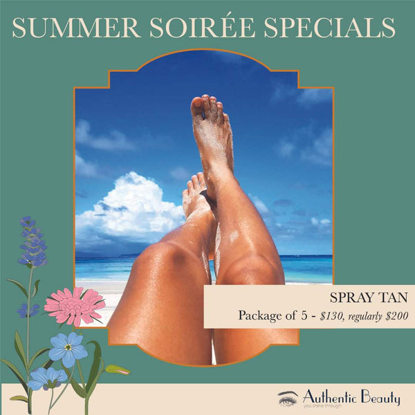 Summer Soiree Spray Tan Package Special